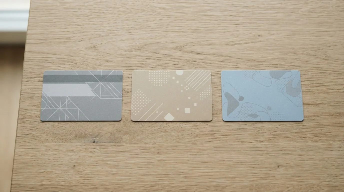 Mehrere Prepaid-Zahlungsmethoden nebeneinander auf neutralem Untergrund