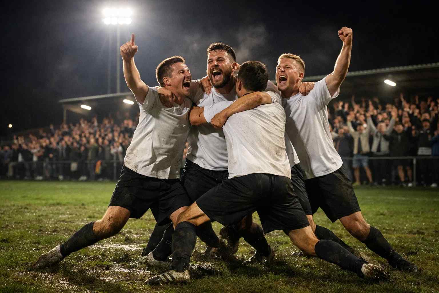 Amateurmannschaft feiert Pokalsieg gegen Bundesligisten im ausverkauften Stadion