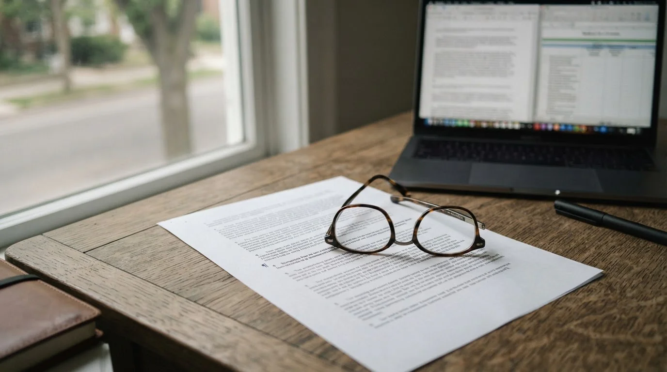 Dokument mit Paragrafenzeichen symbolisiert rechtliche Vorgaben für Krypto-Wetten
