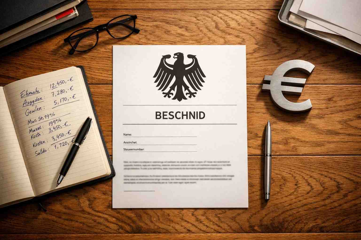 Sportwetten-Dokumente mit Euro-Symbol auf einem Schreibtisch