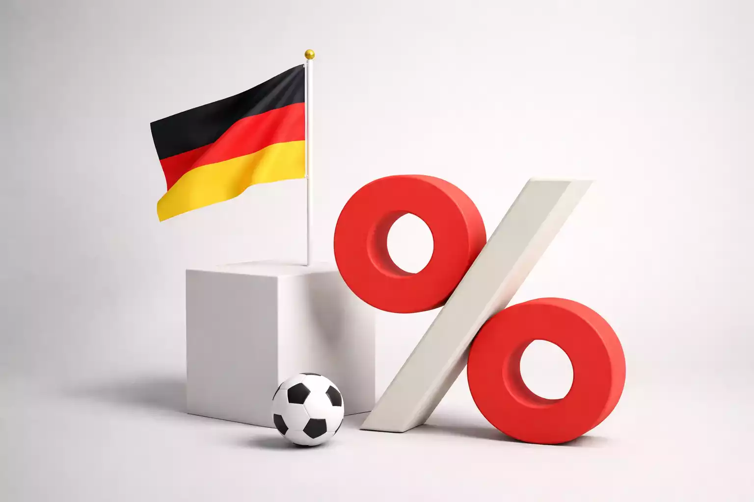 Symbolische Darstellung der deutschen Wettsteuer mit Euro-Zeichen